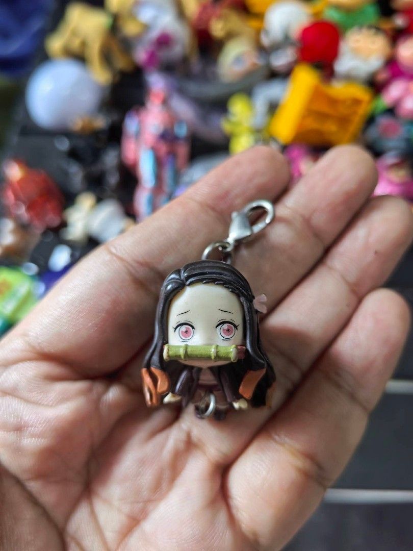 Keychain - Nezuko Kamado (Category: Charms) located in Cebu City. Submitted by dudes_villanueva (Listing ID 1459738483, Image 1). Description: Keychain - Nezuko Kamado from the anime Demon Slayer: Kimetsu no Yaiba 📌 Featuring her signature bamboo mouthpiece and pink eyes..