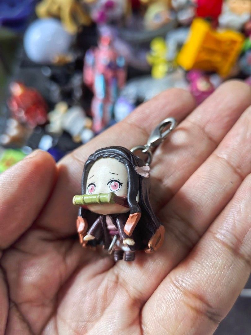 Keychain - Nezuko Kamado (Category: Charms) located in Cebu City. Submitted by dudes_villanueva (Listing ID 1459738483, Image 2). Description: Keychain - Nezuko Kamado from the anime Demon Slayer: Kimetsu no Yaiba 📌 Featuring her signature bamboo mouthpiece and pink eyes..