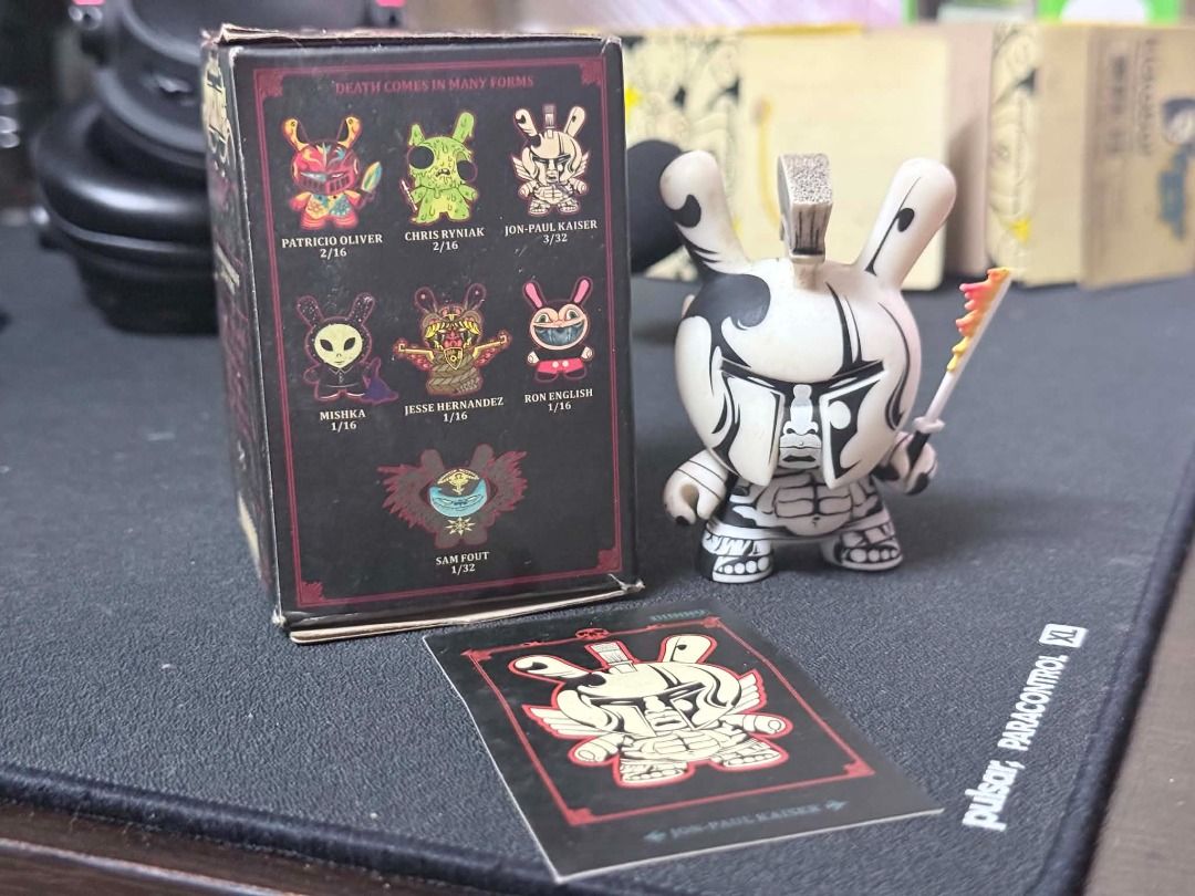 Kidrobot Dunny Apocalypse Series Jon-Paul Kaiser (Category: Designer & Blind Box Toys) located in Manila. Submitted by reefermadness03 (Listing ID 1459885492, Image 2). Description: For Sale !!! Kidrobot Dunny Apocalypse Series Jon-Paul Kaiser Figure Php 1,450 - Jon-Paul Kaiser "Angel of End Times" Figure - Rarity: 3/32 - Comes with original box - Includes original card and accessory Sligthly negotiable Loc: Manila / Makati MOP: BDO / BPI / Gcash