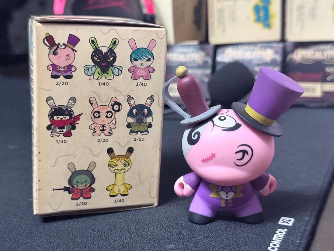 Kidrobot Dunny Series 2012 Triclops Studio Figure (Category: Designer & Blind Box Toys) located in Manila. Submitted by reefermadness03 (Listing ID 1459888006, Image 2). Description: For Sale !!! Kidrobot Dunny Series 2012 Triclops Studio Figure Php 1,350 - Triclops Studio "The Sword Swallower" Figure - Rarity: 3/40 - Comes with original box - Includes accessory Sligthly negotiable Loc: Manila / Makati MOP: BDO / BPI / Gcash MOD: Lalamove / Meet 