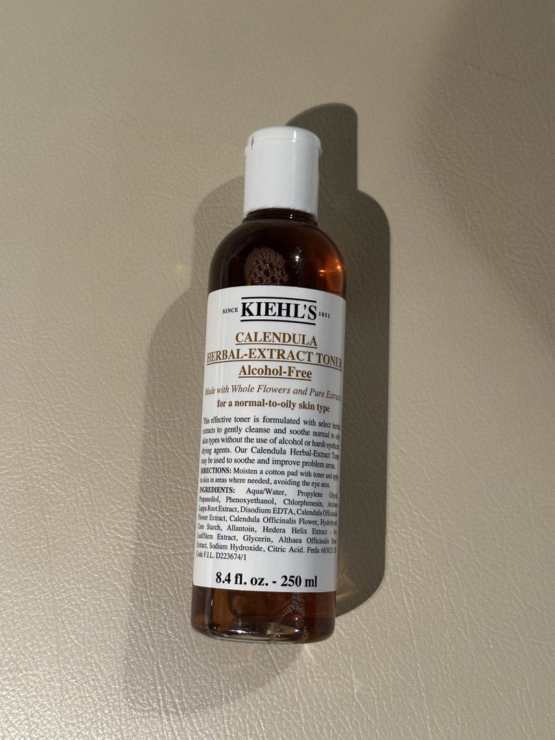 Kiehls Calendula Herbal Extract Face Toner (Category: Face Care) located in Quezon City. Submitted by declutter.yna (Listing ID 1459778367, Image 1). Description: RFS: multiple Stocks - orig price P 3K .