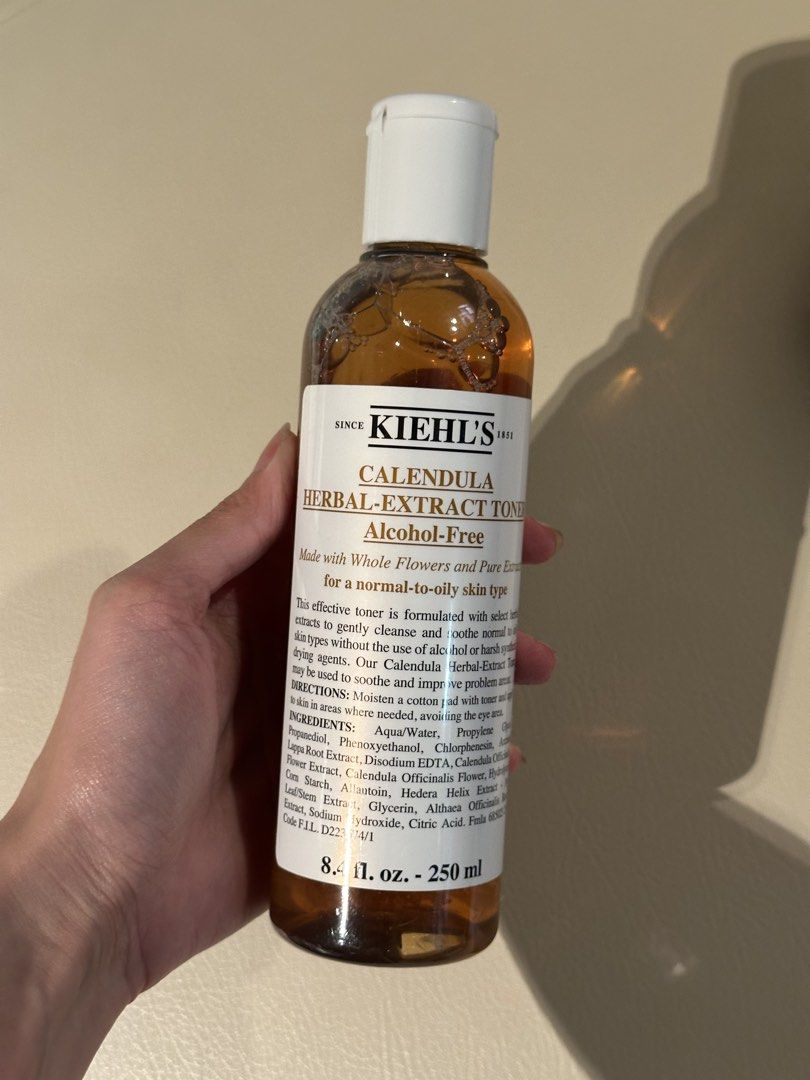 Kiehls Calendula Herbal Extract Face Toner (Category: Face Care) located in Quezon City. Submitted by declutter.yna (Listing ID 1459778367, Image 2). Description: RFS: multiple Stocks - orig price P 3K .