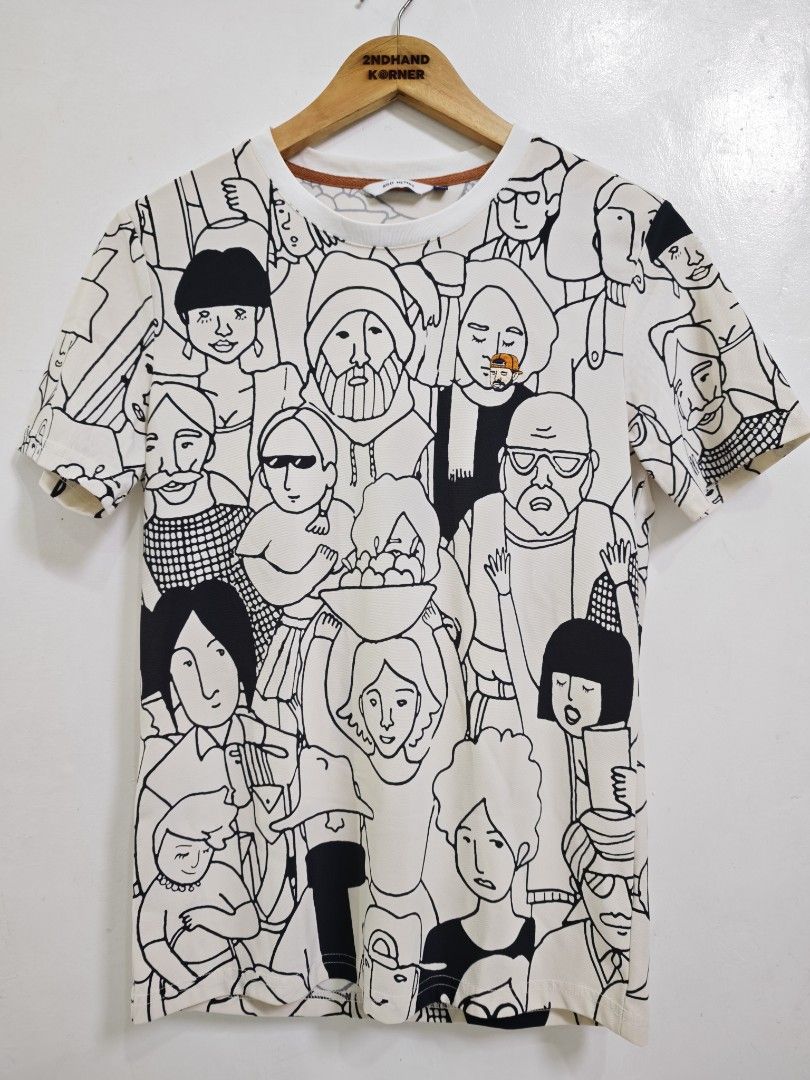 Kilo Meters Shirt (Dri-Fit) (Category: Tshirts & Polo Shirts ) located in Pasig City. Submitted by dian.juliet (Listing ID 1459771225, Image 1). Description: ▪️Size: Medium on tag ▪️Color : Cream mismo dun sa design na may faces, white yung nasa neck area ▪️Used once medyo fit sakin and hindi ko mapormahan hahaha panlalake kasi yung design ▪️Dri fit yata sya, seems like running shirt yung texture ganern 😅 ▪️Preloved from USA ▪️What you see is wh