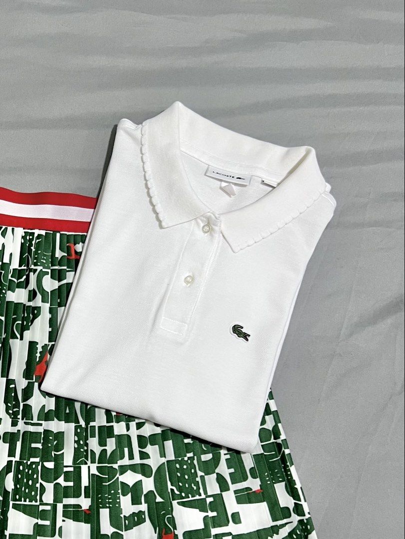 Lacoste Kids (Category: Babies & Kids Fashion) located in Manila. Submitted by lovedbyac2 (Listing ID 1459726254, Image 1). Description: Lacoste Kids size 10 💚 May konting dumi sa likod, washable..