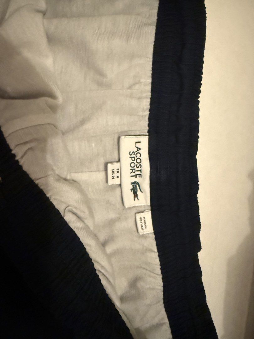 Lacoste Tennis Shorts (Category: Shorts) located in Pasig City. Submitted by hyperhips (Listing ID 1459873725, Image 2). Description: Given to me as a Gift waayyy back (Very old na) Garter is already starting to loosen up but Rfs: Decluttering.