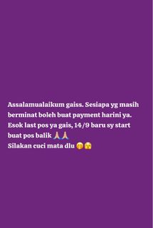 (Category: ) located in . Submitted by _amirasyahirah (Listing ID 1459695941, Image 1). Description: .