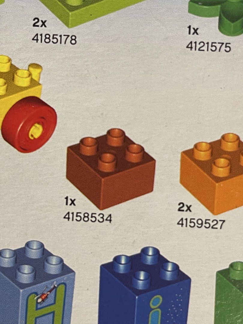 LEGO Duplo 6051 Learning Letters Building Blocks (Category: Lego & Building Sets) located in Manila. Submitted by seesgaragesale (Listing ID 1459843631, Image 3). Description: Missing 2 pcs - LEGO Duplo 6051 Alphabet Learning Set - Features blocks with letters A-Z - Includes fun figures and accessories like a car, cat, and small buildings - Ideal for children aged 2-5 to learn the alphabet through play - All pieces are visible in the provided pho