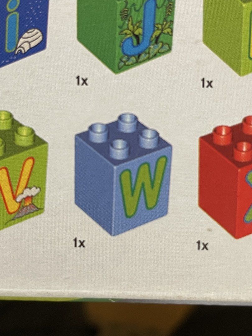 LEGO Duplo 6051 Learning Letters Building Blocks (Category: Lego & Building Sets) located in Manila. Submitted by seesgaragesale (Listing ID 1459843631, Image 2). Description: Missing 2 pcs - LEGO Duplo 6051 Alphabet Learning Set - Features blocks with letters A-Z - Includes fun figures and accessories like a car, cat, and small buildings - Ideal for children aged 2-5 to learn the alphabet through play - All pieces are visible in the provided pho