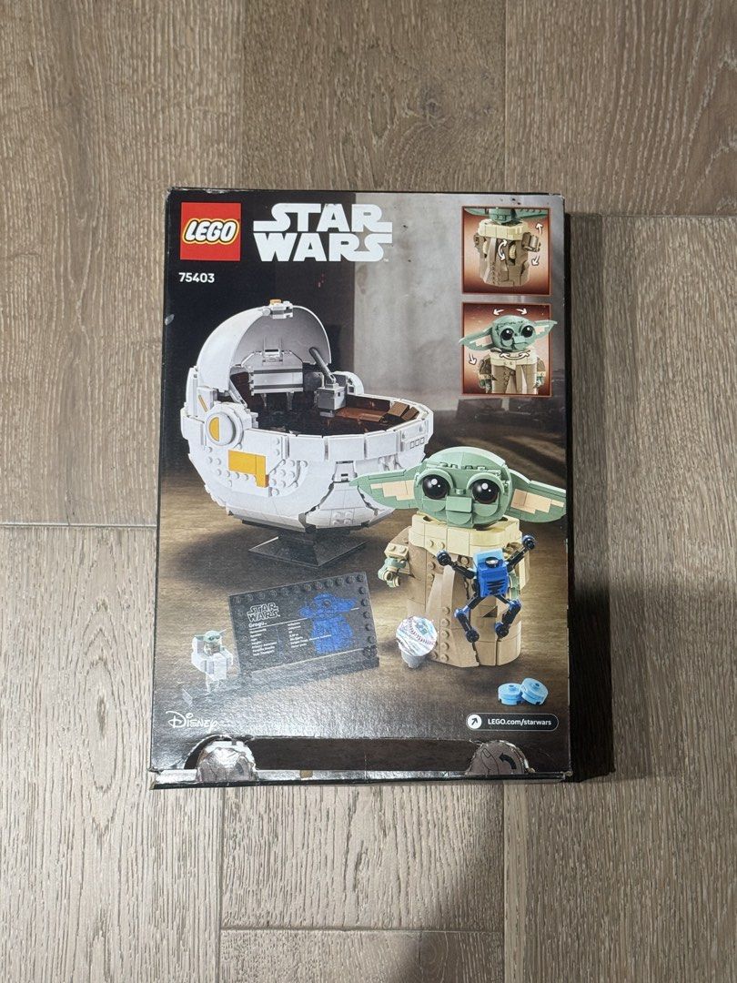 LEGO Star Wars Grogu with Hover Pram (Category: Lego & Building Sets) located in Manila. Submitted by miggya31 (Listing ID 1459878582, Image 2). Description: -Brand New however opened box, lego still in plastic.