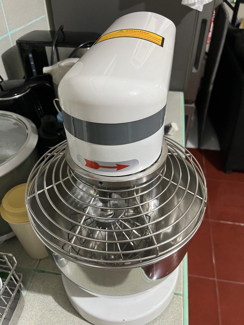 Linkrich 7L Stand Mixer (Category: Hand & Stand Mixers) located in Quezon City. Submitted by heyyyd (Listing ID 1459862258, Image 3). Description: 7L Stand mixer. Model:LR-FM-7 Complete set. Bowl, Dough hook, Wire whip, Flat beater. Tabletop Mixer Specifications: - 7L Tabletop mixer - 220V,0.35kw - Capacity:7L - Mixing speed:90-510r/min - Maxing kneading capacity:0.5kg - Net Weight:14.5kg - Dimensions:410x250x415mm No dents, need lang pa repair k