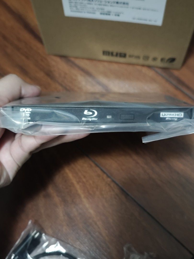 Logitec External Portable Blu-ray Read & Write Drive (Type-C / USB 3.2 Gen1) (Category: Other Accessories) located in Antipolo. Submitted by nothingmuchrlly (Listing ID 1459859028, Image 2). Description: External Blu-ray Drive (No Software Included), USB-A/USB-C Cable Included, BD Playback Compatible (Type-C, Blu-ray, DVD, CD, M-Disc), USB 3.2 (Gen1), Portable, Logitec LBD-LPWAWU3CNDB Originally bought as a back-up for 20k yen through Rakuten.jp 