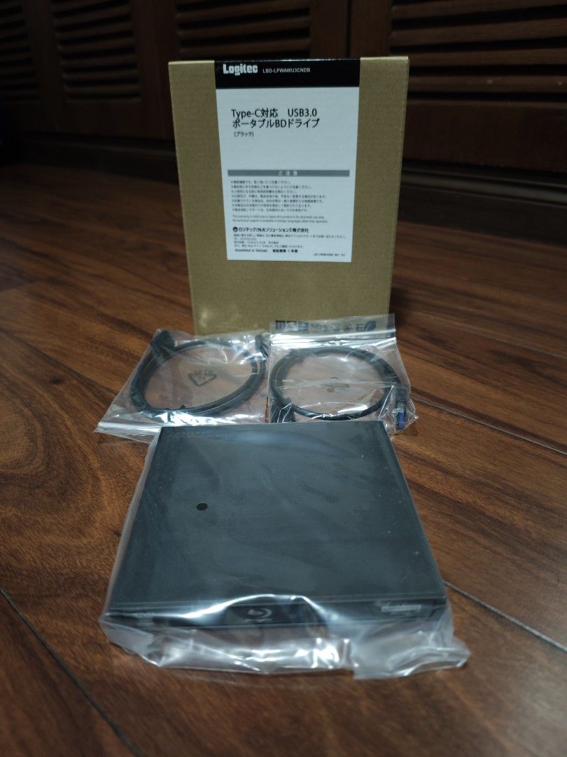 Logitec External Portable Blu-ray Read & Write Drive (Type-C / USB 3.2 Gen1) (Category: Other Accessories) located in Antipolo. Submitted by nothingmuchrlly (Listing ID 1459859028, Image 1). Description: External Blu-ray Drive (No Software Included), USB-A/USB-C Cable Included, BD Playback Compatible (Type-C, Blu-ray, DVD, CD, M-Disc), USB 3.2 (Gen1), Portable, Logitec LBD-LPWAWU3CNDB Originally bought as a back-up for 20k yen through Rakuten.jp 
