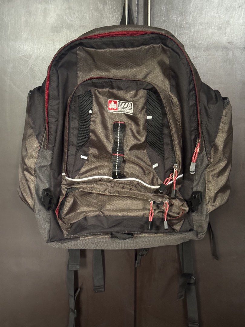 LOGOS Backpack Bag (Category: Backpacks) located in Manila. Submitted by declutterwithv (Listing ID 1459793305, Image 1). Description: - LOGOS backpack in brown and black. - Multiple pockets for excellent organization. - Padded straps for maximum comfort. - Ideal for school, daily commutes, or day trips. - All zippers are in good working condition. - This backpack is ready for its next adventure!.