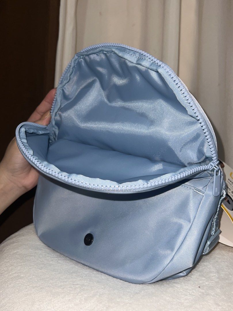 Lole Light Blue Crossbody Bag (Category: Cross-body Bags) located in Manila. Submitted by catherinequijano_1 (Listing ID 1459868619, Image 3). Description: - Brand: Lole - Color: Light Blue - Style: Crossbody Bag - Features: Main zippered compartment, front pocket with snap closure - Interior: Satin lined - Ideal for: Everyday use, travel - Condition: Brand new with original tag.