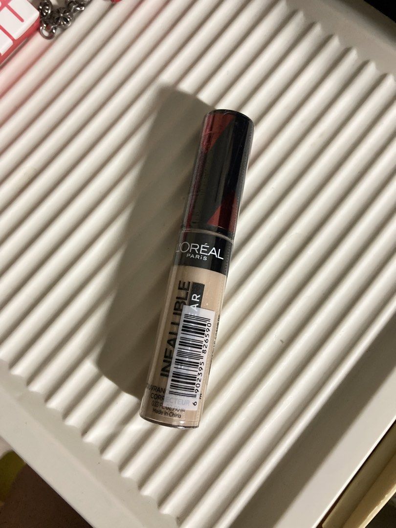 Loreal Infallible Concealer Ivory (Category: Makeup) located in Quezon City. Submitted by von.jeonkookie (Listing ID 1459735467, Image 1). Description: shade 305 Ivory sealed 📍Quezon City .