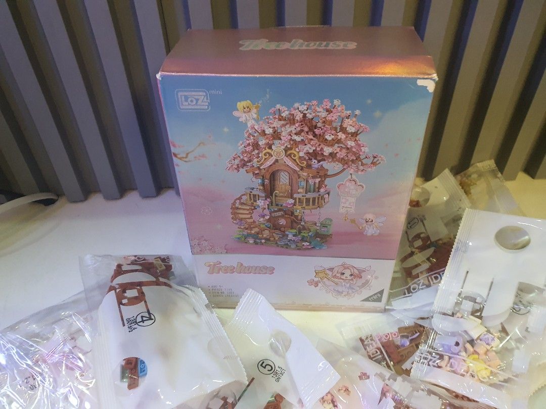 LOZ IDEAS Mini Block Set 1381 Pink Sakura Tree House (Category: Lego & Building Sets) located in Tarlac. Submitted by ziv_surplus (Listing ID 1459865327, Image 2). Description: .