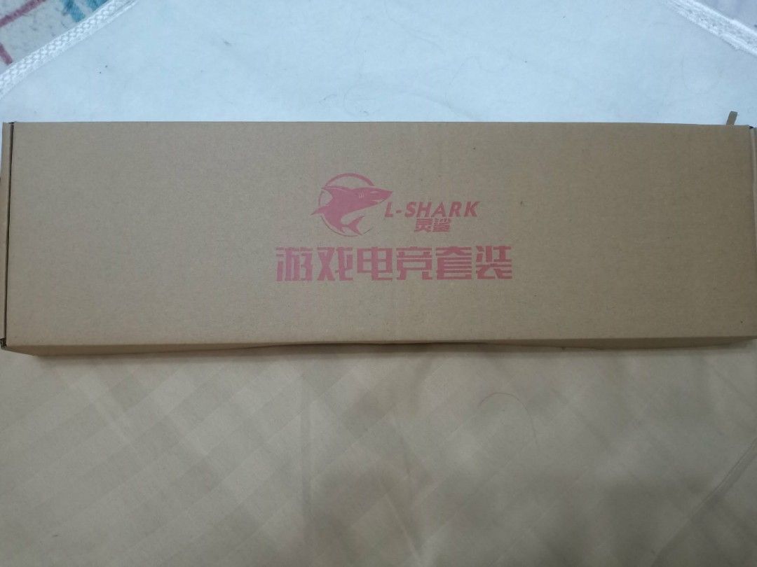 L-SHARK Keyboard + Mouse Set – Brand New (Category: Computer Keyboard) located in Quezon City. Submitted by soobechan (Listing ID 1459821889, Image 2). Description: Selling L-SHARK keyboard and mouse set. ✅ Brand new / unused ✅ Complete set ✅ Full-size keyboard ✅ Wired USB connection ✅ Good for PC, office, school, and gaming 📦 Still in original packaging.