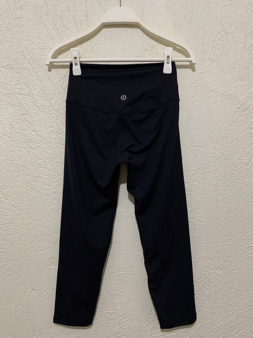 Lululemon Align High-Rise Crop (Category: Other Bottoms) located in Tiaong. Submitted by nycko.concha (Listing ID 1459818346, Image 3). Description: Lululemon Align High-Rise Crop 21 — Black •Size: 6 •Waist: 26-30 (stretchable) •Length: 29 •Hem: 4.5 •Condition: Excellent to Like New •Issue: None •Color Rate: 10/10 •Courier: J&T Express •Location: Quezon Province Note: color may vary due to lighting, always manage your expectations..