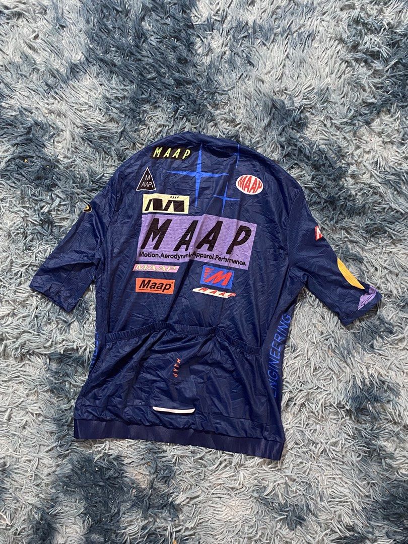Maap Cycling jersey (Category: Activewear) located in Davao. Submitted by sellsell2002 (Listing ID 1459742905, Image 2). Description: Excellent condition Can fit M-L No flaws .