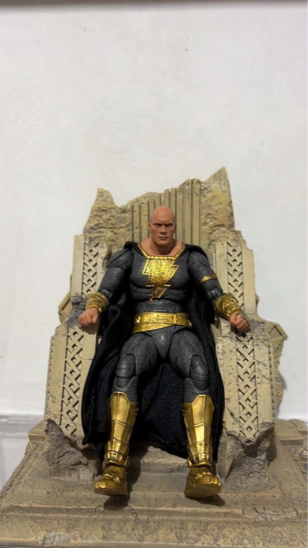 MAFEX 286 Black Adam Throne (Category: Figurines & Statues) located in Batangas. Submitted by wrestlingfridge (Listing ID 1459858499, Image 2). Description: Throne only - 1800 From MAFEX 286 Location: Taal, Batangas Payment: Gcash / Maribank Shipping: J&T / LBC only.