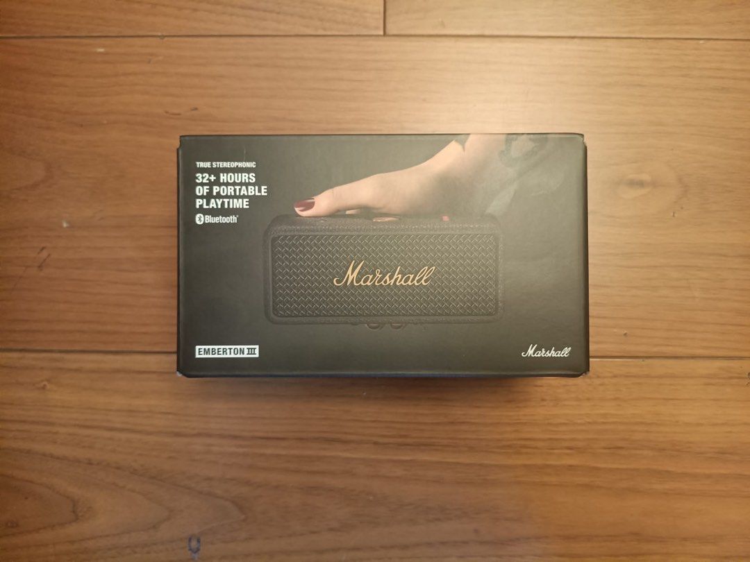 Marshall Emberton III Portable Bluetooth Speaker (Category: Soundbars, Speakers & Amplifiers) located in San Pedro. Submitted by jannesb (Listing ID 1459859480, Image 1). Description: - Brandnew Marshall Emberton III Portable Bluetooth Speaker - 32+ Hours of Playtime on a Single Charge - True Stereo Sound for Immersive Audio - Rugged and Durable Design Built to Last - Easy Bluetooth Connectivity - Signature Marshall Sound Quality.