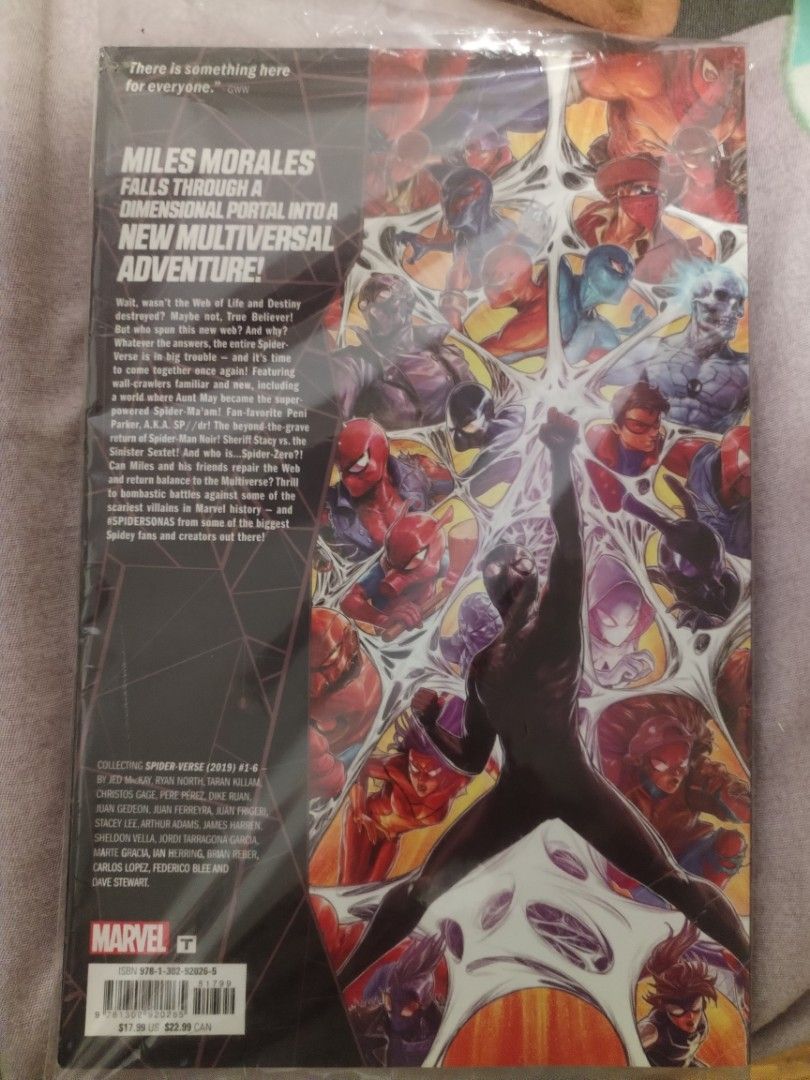 Marvel Spider-Verse Miles Morales Comic Book and Miles Morales Spider-Man Official Novel Set (Category: Comics & Manga) located in Manila. Submitted by athenache50065 (Listing ID 1459838645, Image 2). Description: - Spider-Verse comic book featuring Miles Morales + Miles Morales Spider-Man Novel by Jason Reynolds - Collected edition of issues #1-4 - Story follows Miles Morales falling into a new dimension and Featured Discussion Questions in the 