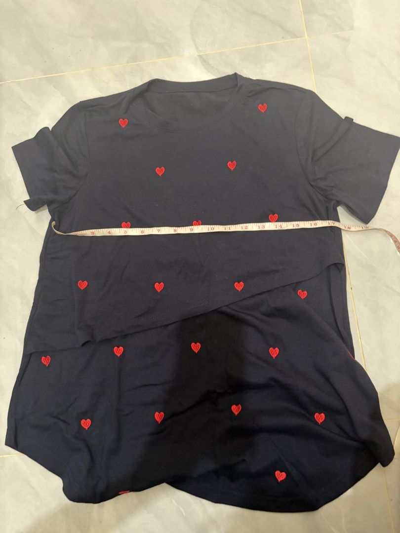 Maternity Blouse (Category: Maternity wear) located in Manila. Submitted by anjnievera (Listing ID 1459828587, Image 3). Description: Maternity/nursing blouse bought from she-in last two design bought from shop-e for only 79 pesos.