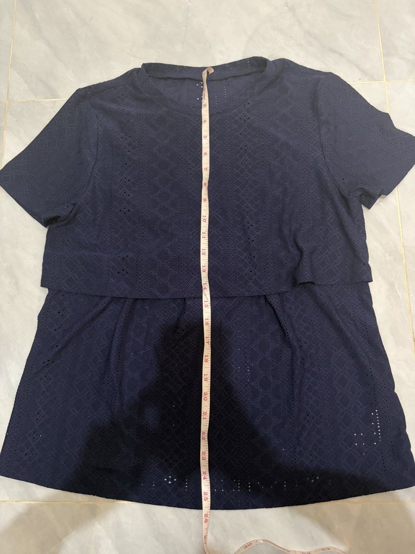 Maternity Blouse (Category: Maternity wear) located in Manila. Submitted by anjnievera (Listing ID 1459828587, Image 2). Description: Maternity/nursing blouse bought from she-in last two design bought from shop-e for only 79 pesos.