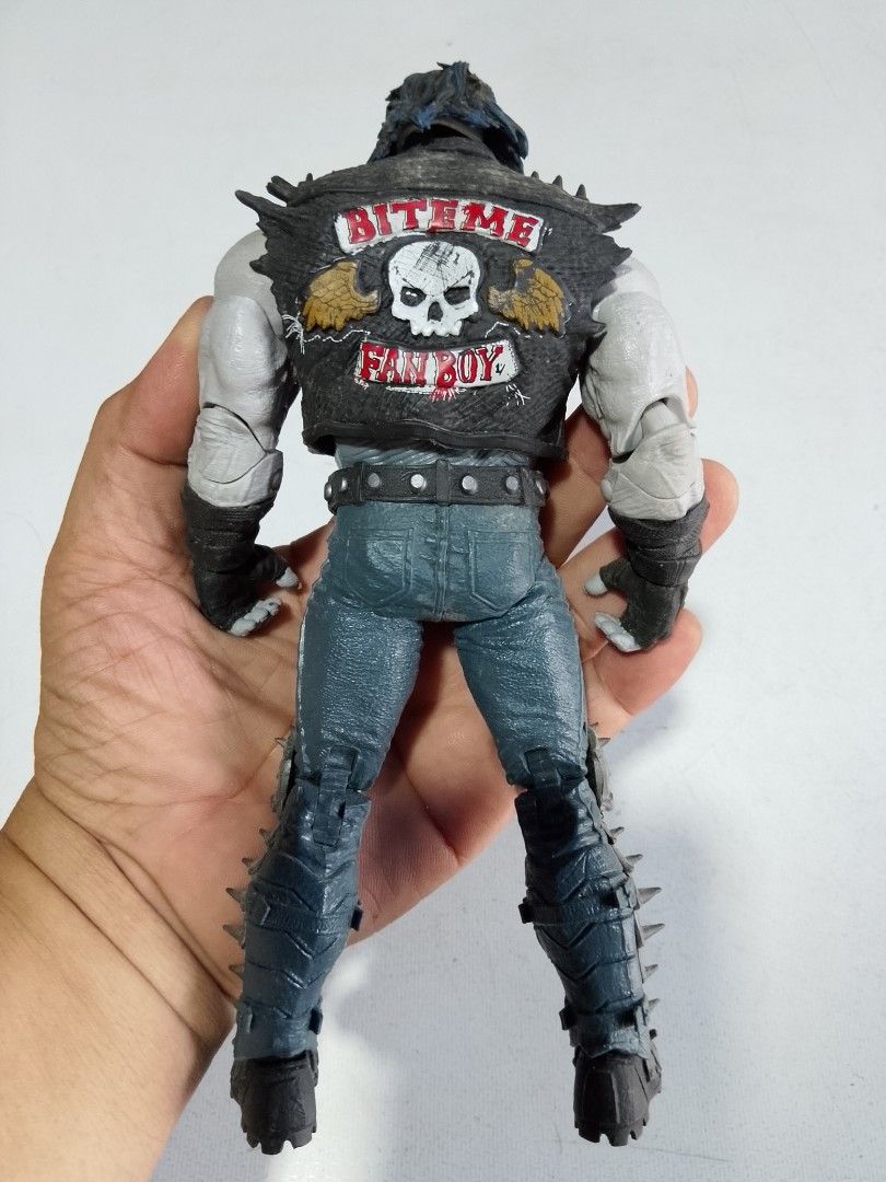 MCF Lobo Action Figure (Category: Figurines & Statues) located in San Pedro. Submitted by verge123 (Listing ID 1459812444, Image 2). Description: loose used never been played displayed only Authentic Mcfarlane tight joints bago po humingi ng another pics siguraduhin pong desididong pong bumili if not kilatisin nio po mabuti po un pics. as is loc Pacita San Pedro Laguna please see pics for details.