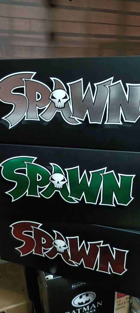 Mcfarlane Exclusive SPAWN Kickstarter series 1 (Category: Figurines & Statues) located in Manila. Submitted by theyellowsun (Listing ID 1459860403, Image 2). Description: ALL Items are sealed and brand new. Ref pic 3 and 4 are only used for your appreciation since all 3 figures are mint in sealed bubbles and i cannot open them. 3-PACK TRILOGY SET (includes the Classic, Modern & Artist Proof figures). The bonuses are: * EXCLUSIVE COLORED SIGNING P