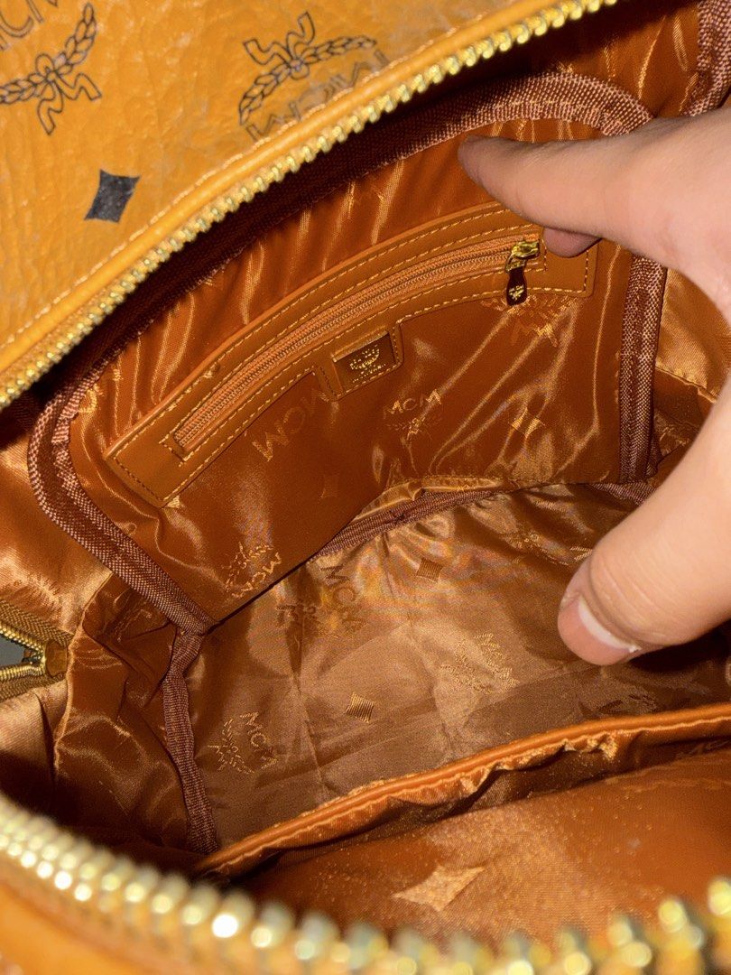 mcm backpack (Category: Luxury Bags & Wallets) located in Bulacan. Submitted by nonumberninemickey__ (Listing ID 1459699183, Image 3). Description: mcm backpack mint condition , never used this size is 25.4 cm , which is 10 inches pede tumawad wag lng barat this was the shit back in 2016 so buy this rn.
