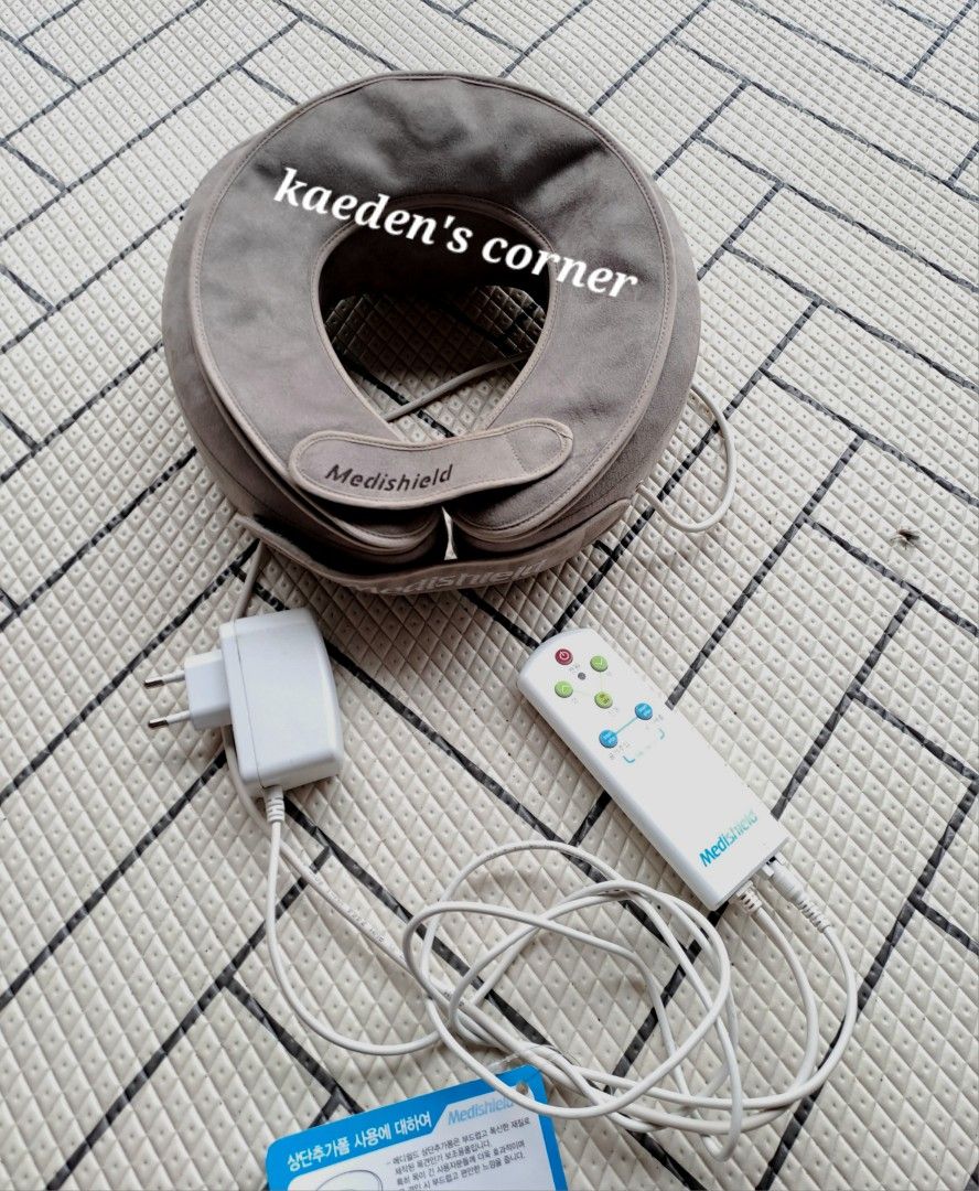 Medishield Neck Massage (Category: Massage Devices) located in Cebu City. Submitted by kaedenscebu (Listing ID 1459812677, Image 3). Description: MediShield Cervical Neck Massage ▪︎Made in korea ▪︎Motorized cervical traction device which uses automatic air inflation for neck relief. ▪︎15minutes automatic session ▪︎Wired remote ▪︎Srp 5k Brandnew with tag pa Loc: Mabolo cebu city pick up or maxim cod.