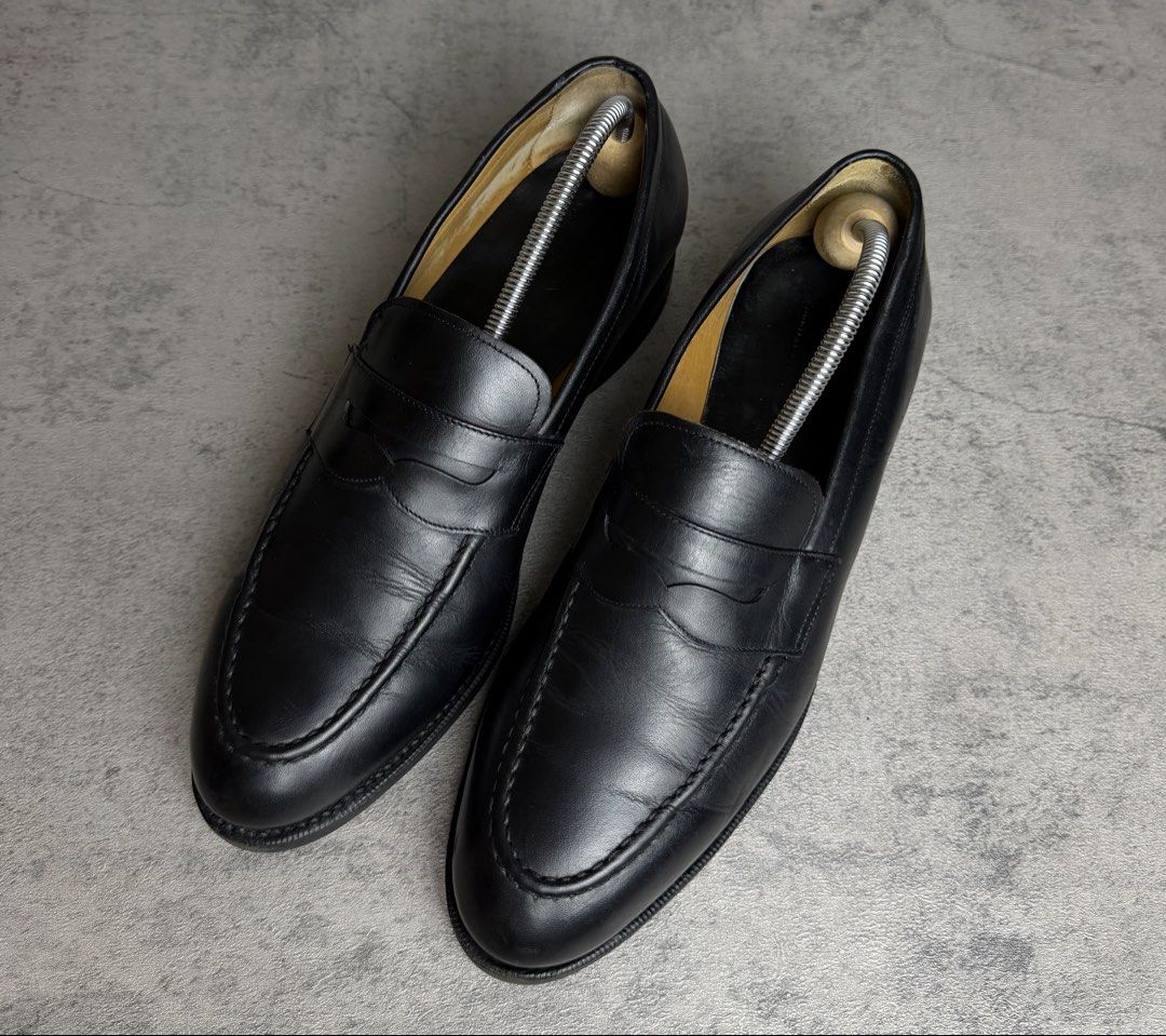 MEERMIN - MALLORCA PENNY LOAFERS (Category: Dress Shoes) located in Makati City. Submitted by daboy_ (Listing ID 1459889095, Image 3). Description: Size: 7-7.5US In very good condition Cuffs & Creases only No inclusions / pair only .