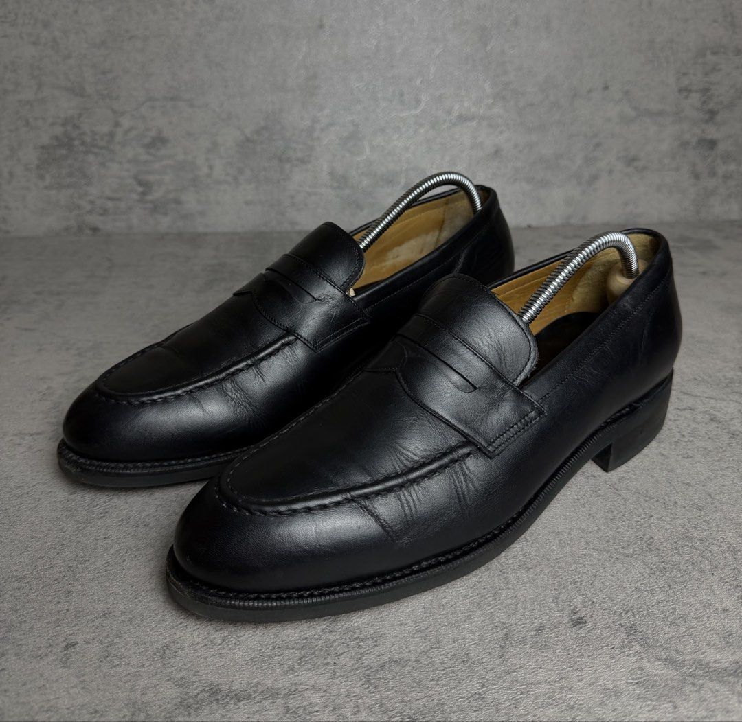 MEERMIN - MALLORCA PENNY LOAFERS (Category: Dress Shoes) located in Makati City. Submitted by daboy_ (Listing ID 1459889095, Image 2). Description: Size: 7-7.5US In very good condition Cuffs & Creases only No inclusions / pair only .