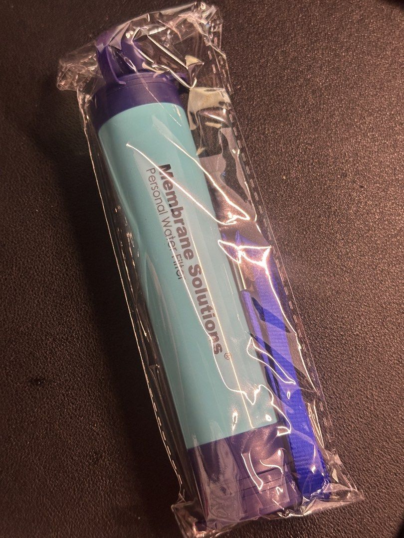 Membrane Solutions Personal Water Filter (Category: Water Purifiers & Dispensers) located in Marikina City. Submitted by camilledep (Listing ID 1459895773, Image 1). Description: 💧 Membrane Solutions Personal Water Filter – Compact, Lightweight & Perfect for Emergencies! A must-have for camping, hiking, travel, emergency kits, and disaster preparedness. Simply use it to filter water when clean drinking water isn’t readily available. ✅ Portable &