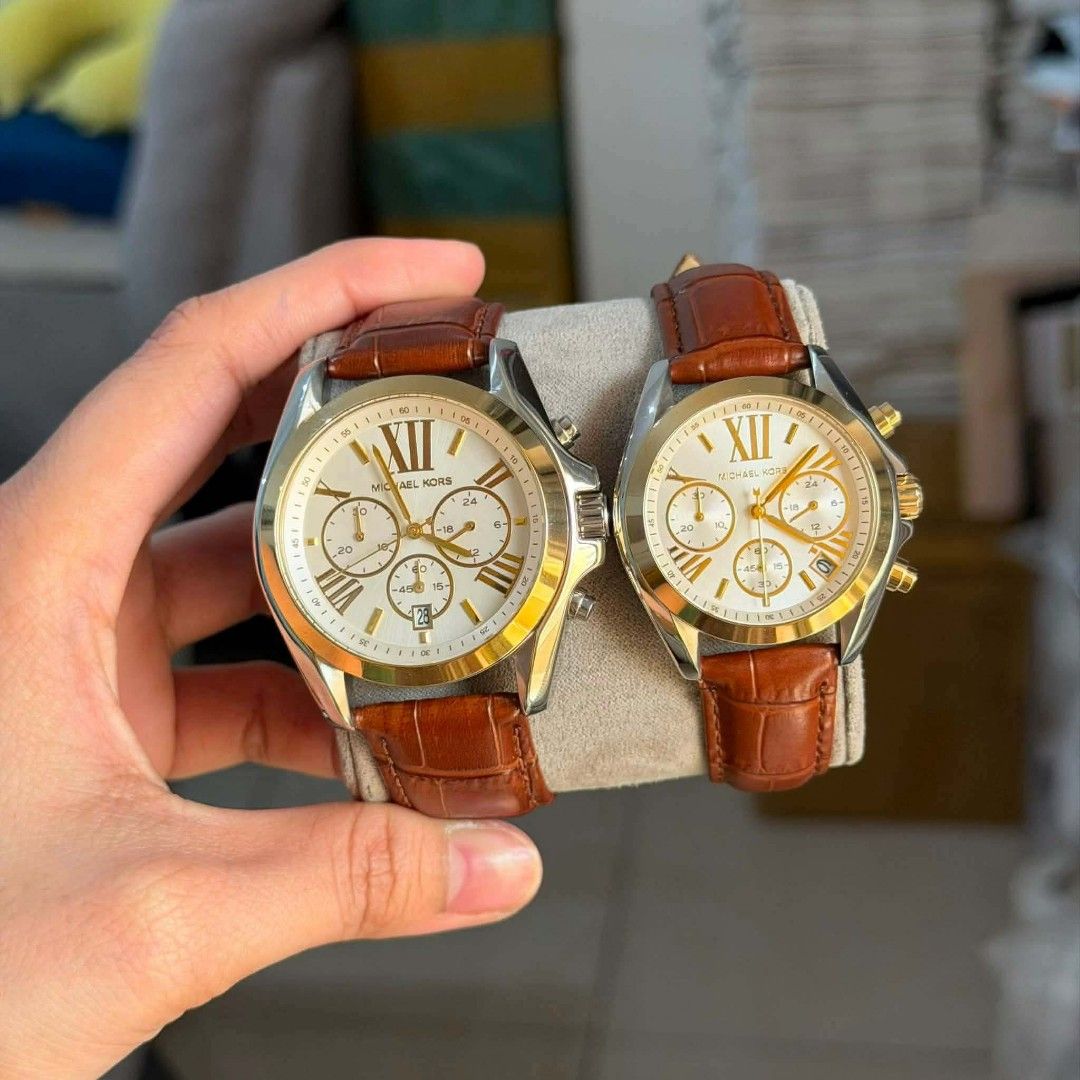 Michael kors genuine leather (Category: Luxury Watches) located in Manila. Submitted by authenticbagswatchesco (Listing ID 1459812438, Image 2). Description: WEEKEND SALE ‼️ :) Original MK Genuine Leather ✅Complete Inclusions ₱3,299 each + SF₱5,600 COUPLE + SF ❌12-15k Mall price❌ 📌MONEY BACK IF PROVEN FAKE‼️ 📩PM for orders.