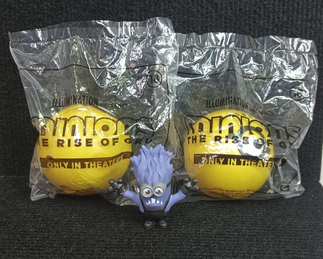 Minions 2019 (Category: Character Goods) located in Baguio. Submitted by rbcollections14 (Listing ID 1459759356, Image 1). Description: 2 pcs Avail Yang Purple na minion ang laman.