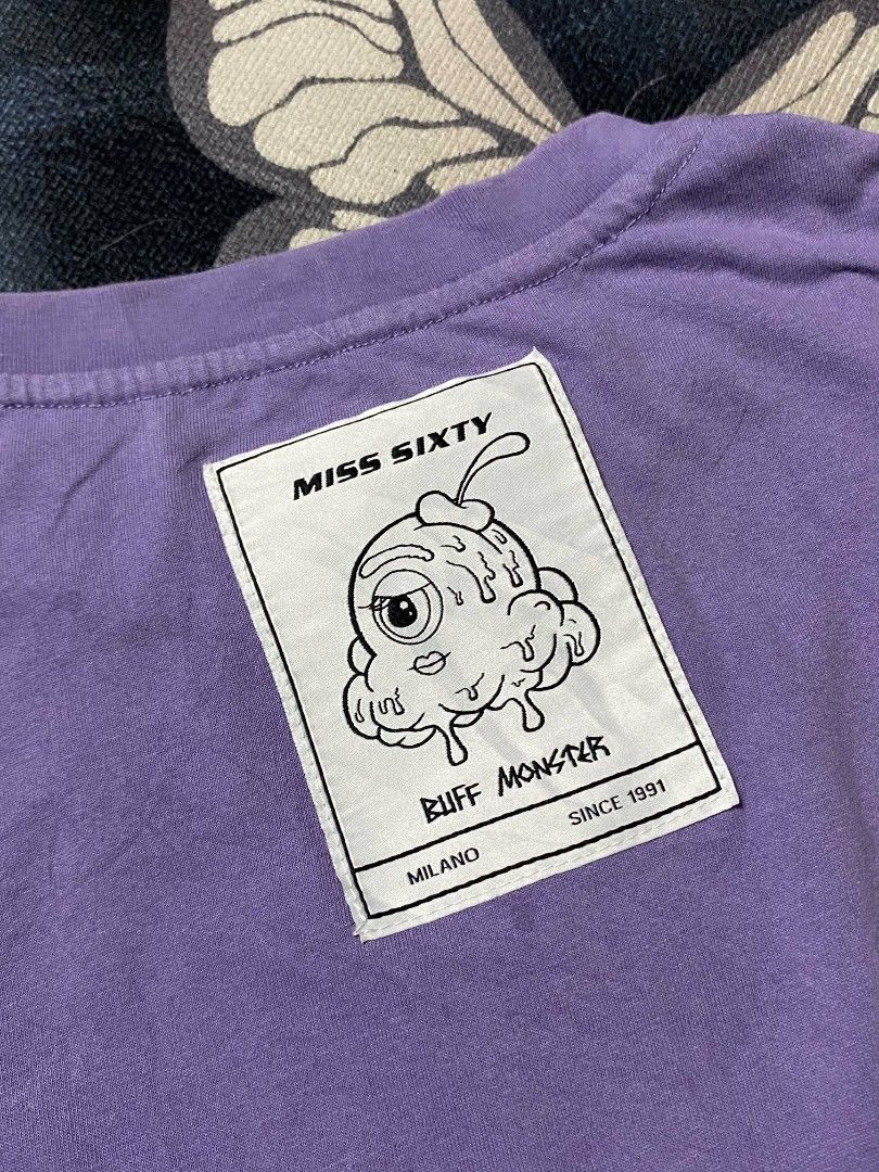 Miss Sixty x Buff Monster (Category: Shirts) located in Quezon City. Submitted by jcrafty.co (Listing ID 1459843222, Image 2). Description: MISS SIXTY X BUFF MONSTER EXCELLENT CONDITION 25X19 349 +SF NOVALICHES QC AREA .