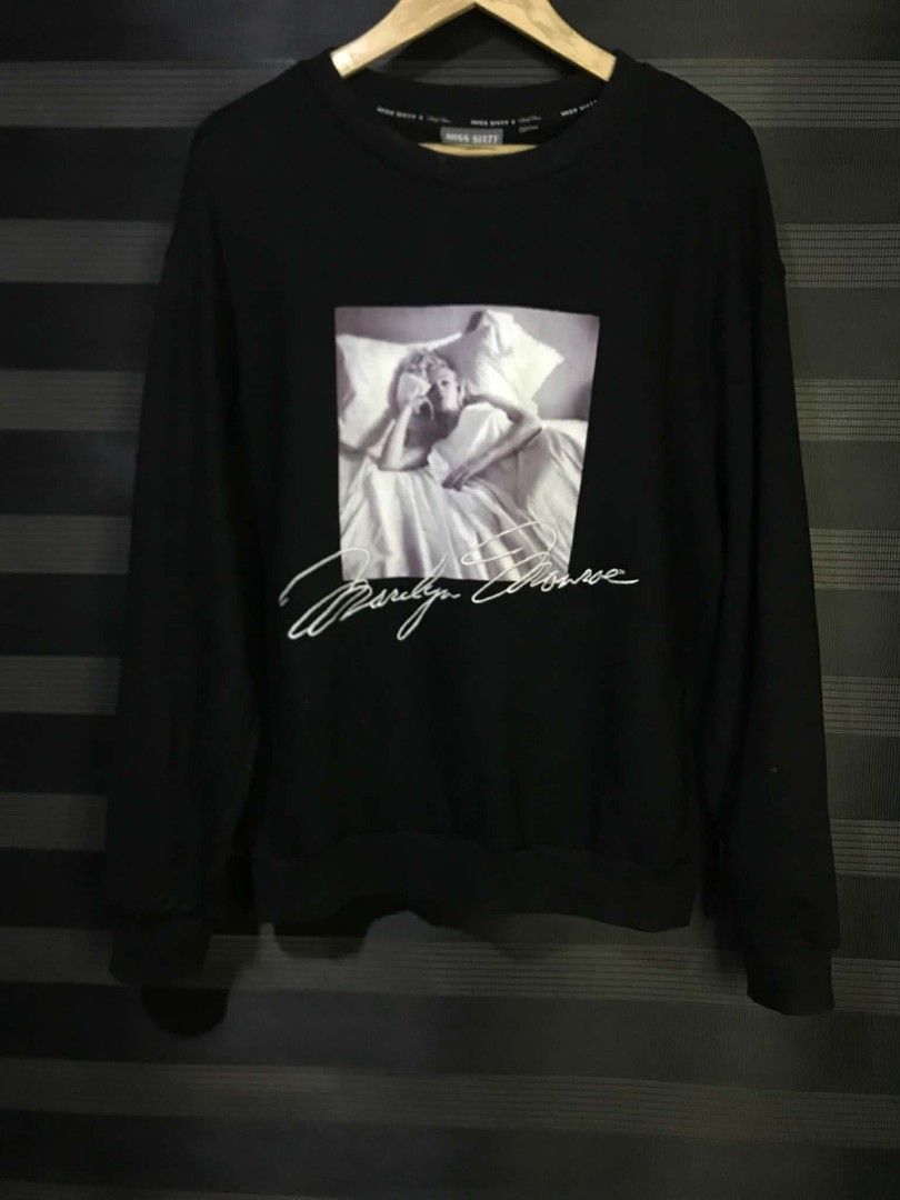 Miss sixty x marilyn monroe sweater (Category: Coats, Jackets and Outerwear) located in Caloocan City. Submitted by anthriftdepot (Listing ID 1459767002, Image 1). Description: Dimes 27x23 Best fit XL Very good condition Color 9.5 /10 Check photo for reference North Caloocan area.