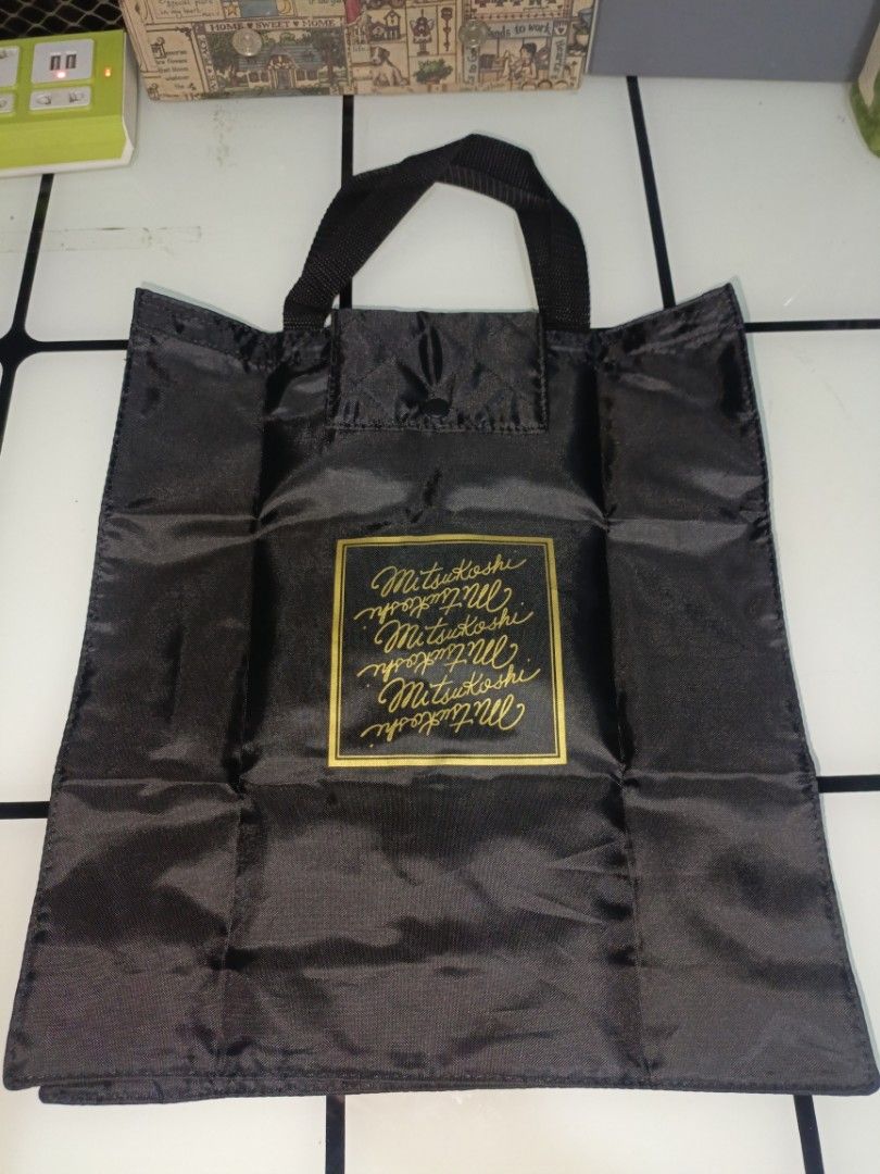 Mitsokoshi Foldable Nylon Bag (Category: Tote Bags) located in San Pedro. Submitted by elevens_online_thrift_shop (Listing ID 1459797600, Image 2). Description: good con ideal as extra bag like new.