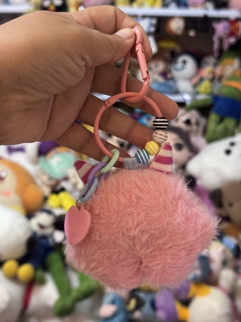 Monsters Pink Mike Wazowsky Plush Charm Keychain (Category: Plushies & Soft Toys) located in Antipolo. Submitted by bhabiegraciefashionlab (Listing ID 1459716556, Image 2). Description: No label Very cute Still in good condition #mikewazowsky .