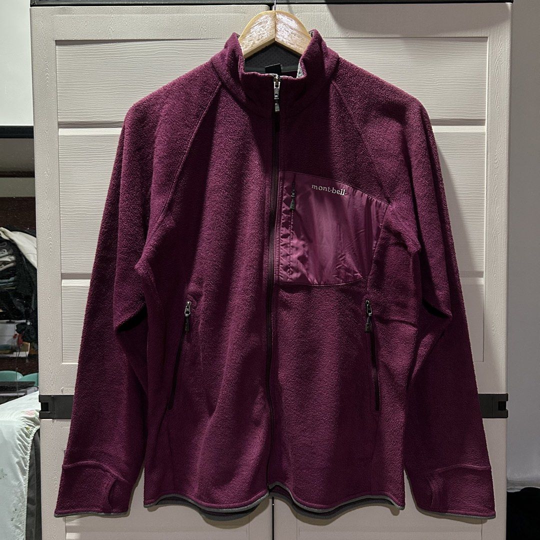 Montbell Violet Full-Zip Fleece Jacket (Category: Coats, Jackets and Outerwear) located in Baguio. Submitted by thrift_zi3 (Listing ID 1459706850, Image 1). Description: Montbell Violet Full-Zip Fleece Jacket XL on tag (best fits Womens or Medium Mens) W 21.5" L 26" No Issues SALE 350.