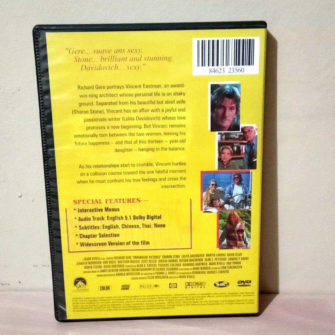 Movie DVD : "INTERSECTION" (Category: CDs & DVDs) located in Meycauayan. Submitted by namethesizemkt (Listing ID 1459755472, Image 2). Description: .