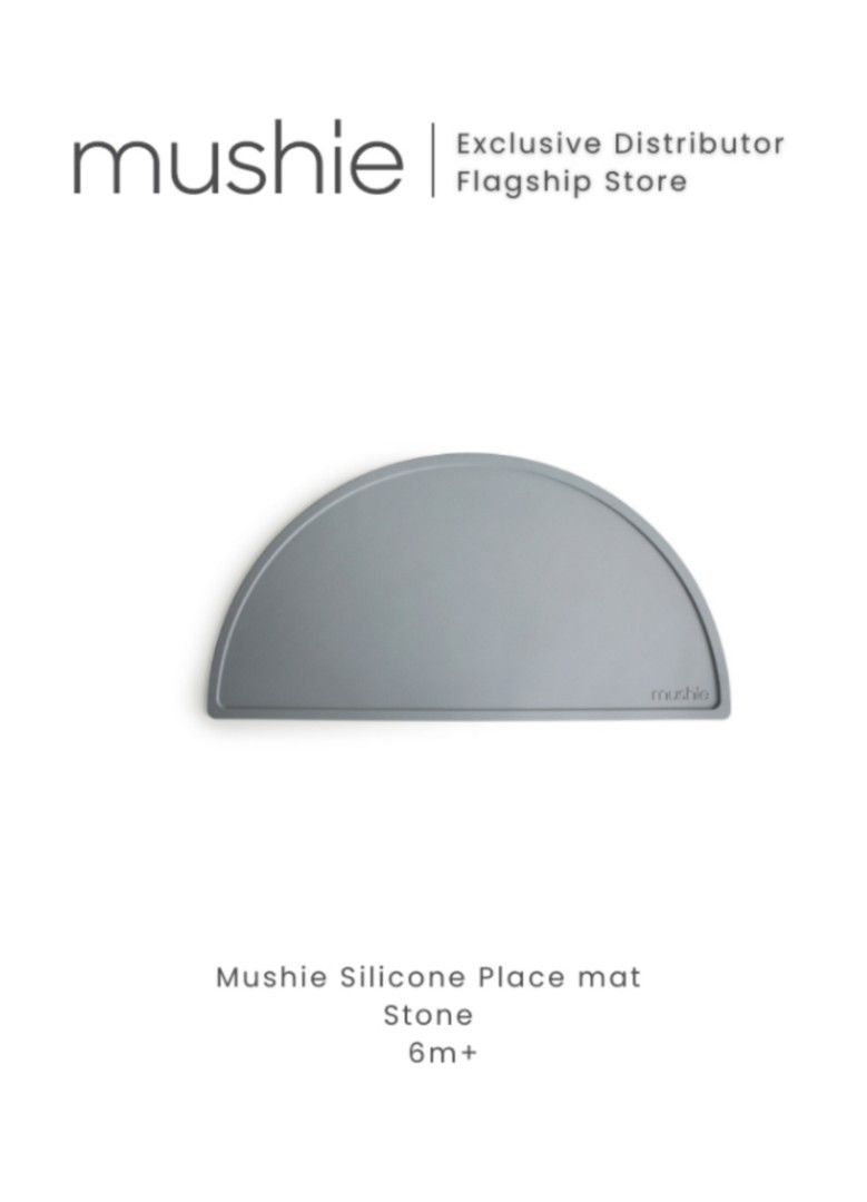 Mushie silicon place mat (Category: Weaning & Toddler Feeding) located in Pasig City. Submitted by sroque (Listing ID 1459782511, Image 1). Description: .