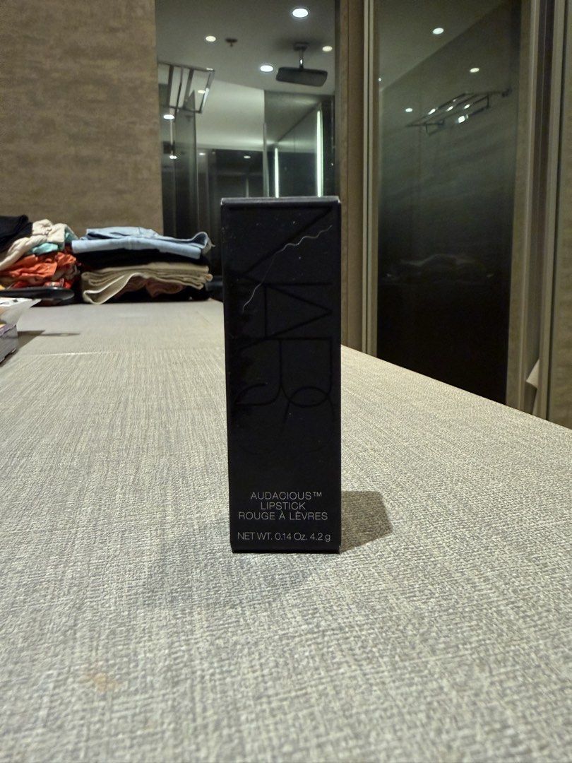 NARS Audacious Lipstick - Anna (Dusty Mauve) (Category: Makeup) located in Quezon City. Submitted by patpotpit (Listing ID 1459853573, Image 2). Description: - NARS Audacious Lipstick - Shade: Anna (dusty mauve) - Condition: Brand new, original packaging - Versatile: Ideal for everyday or evening looks - Must-have for your makeup collection.