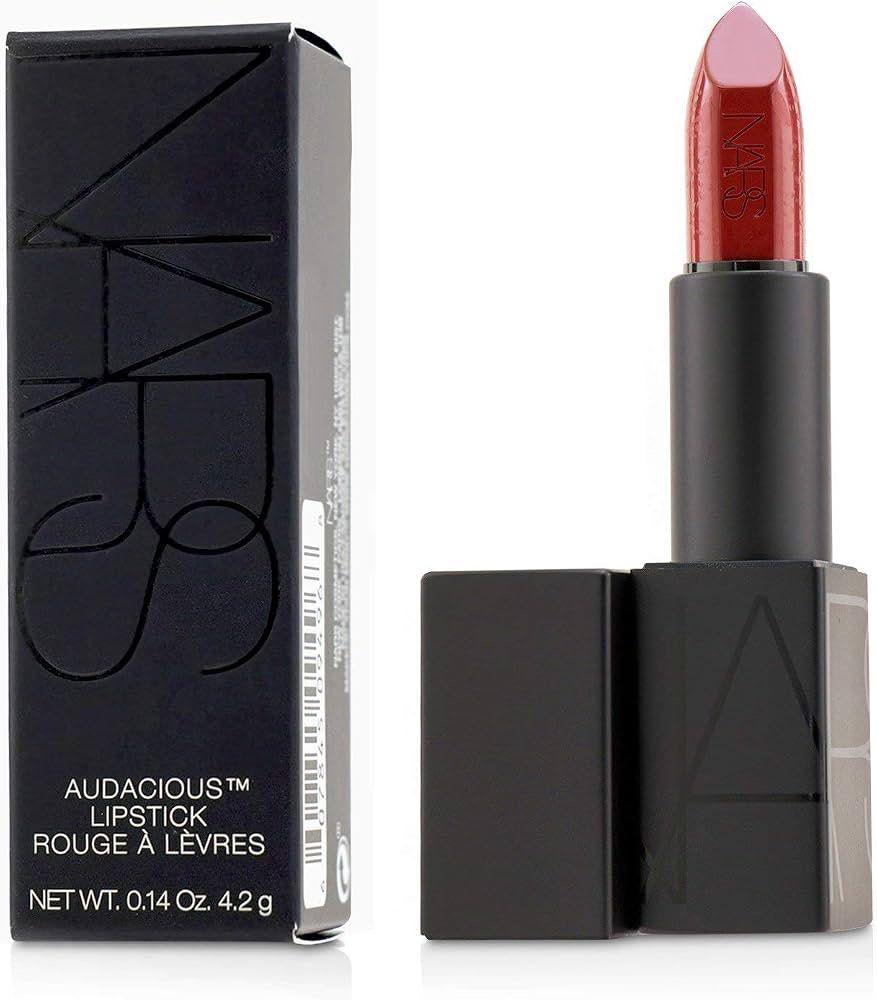 NARS Audacious Lipstick Rouge a Levres "Shirley" (Category: Makeup) located in Quezon City. Submitted by patpotpit (Listing ID 1459856915, Image 1). Description: - NARS Audacious Lipstick - Shade: Shirley - Full-size: 0.14 Oz / 4.2 g - Color: Beautiful, rich shade - Packaging: Comes in original box - Ideal for: Any makeup collection.