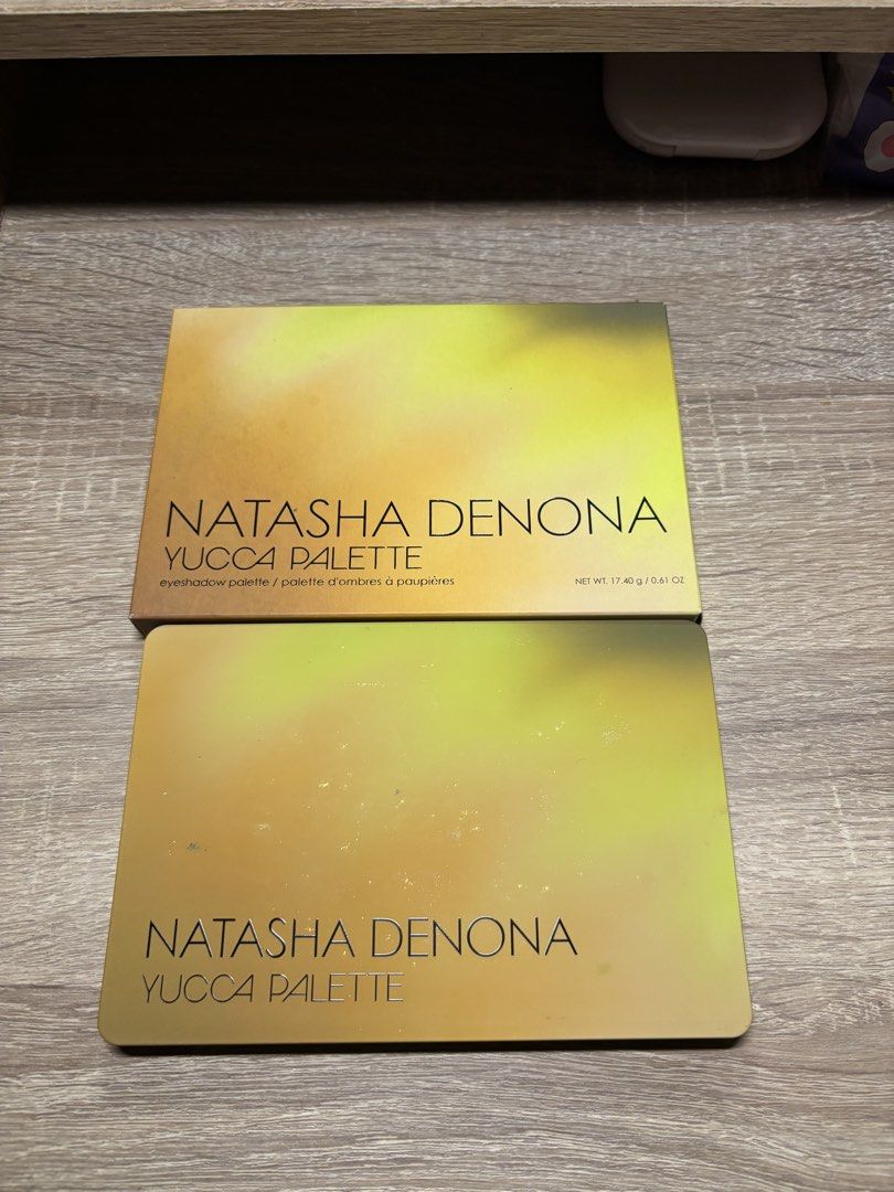 Natasha Denona Yucca Palette Eyeshadow (Category: Makeup) located in Davao. Submitted by mielle_888 (Listing ID 1459863980, Image 3). Description: ‼️ Got swatched only‼️ Natasha Denona Yucca Palette - Negotiable🫶 Dm me your price -15 beautiful shades - Mix of shimmery and matte finishes - Chic golden-yellow packaging - Perfect for creating diverse makeup looks.