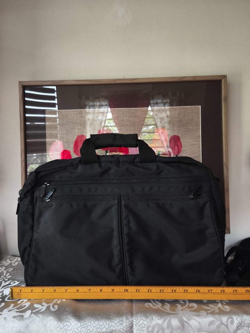 NEW 🖤 AUTHENTIC JAPANESE 3-WAY BRIEFCASE 🖤 (Category: Laptop Bags & Sleeves) located in Valenzuela. Submitted by sakura_japan_surplus (Listing ID 1459689666, Image 3). Description: 🖤 AUTHENTIC JAPANESE 3-WAY BRIEFCASE 🖤 Up for grabs is this versatile and stylish 3-Way Briefcase featuring a durable black nylon twill exterior with spacious zipper compartments. Designed for everyday functionality, it can be carried as a briefcase, shoulder bag, 