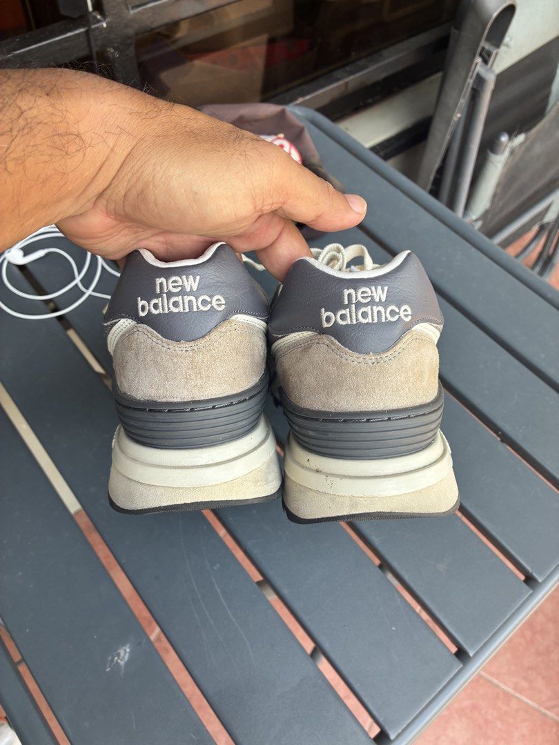 NEW BALANCE 574 ( LEGACY) (Category: Sneakers) located in Las Pinas. Submitted by iamlowenz (Listing ID 1459780493, Image 2). Description: NB 574 Legacy (Marblehead) US 10 Lightly used Premium feel and comfort than regular NB 574 Bought overseas, no more box.