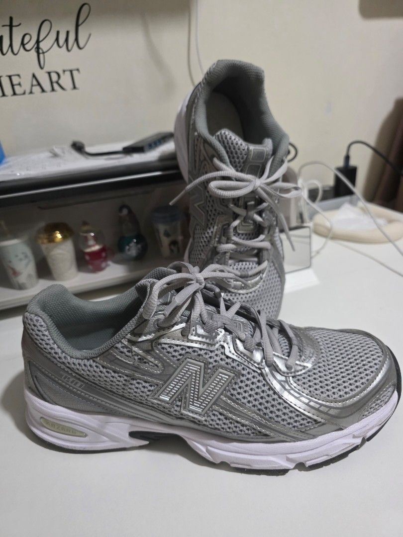 New Balance 740S02 Silver Running Shoes (Category: Sneakers) located in Quezon City. Submitted by hotpinkstylishgirl (Listing ID 1459877401, Image 1). Description: - Brand New Balance Running Shoes - Color: Silver and Grey Mesh with White Soles - Size: US Men's 9.5 / UK 7.5 / EU 41.5 - Versatile: Great for workouts or casual wear - Feel free to ask any questions!.